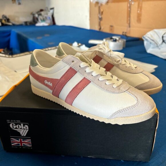 Gola Womens Bullet Pure White Shoes (NWT) - Picture 6 of 9